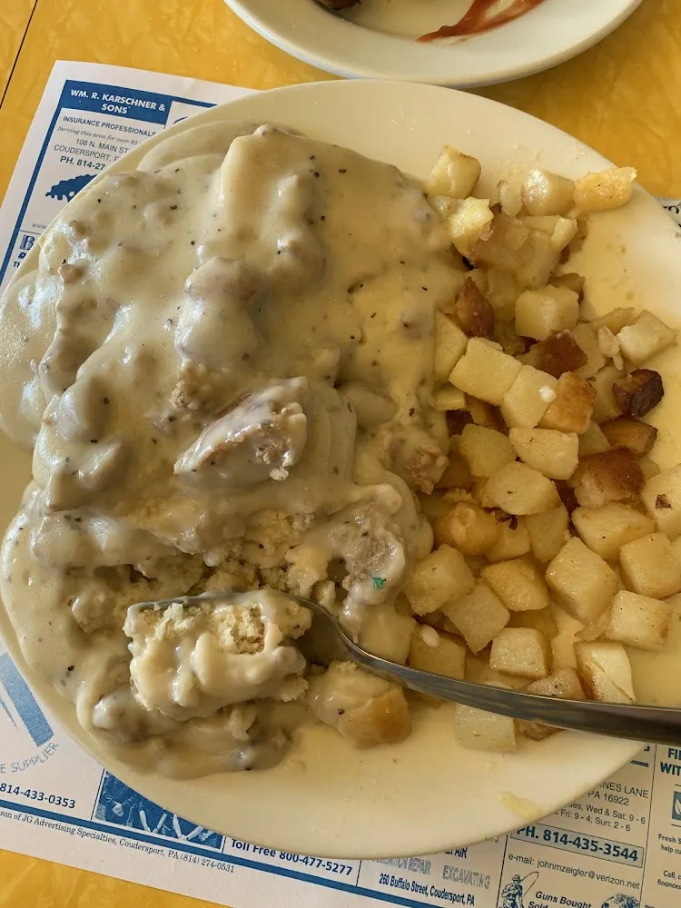 Sausage Gravy and Home Fries